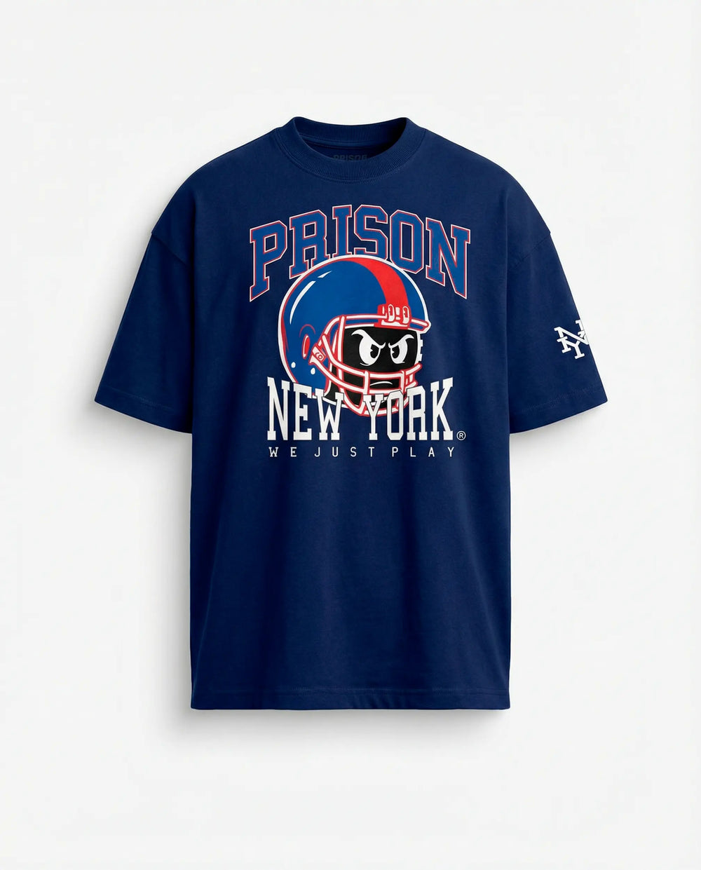 Football Tee NY Kickoff Helmet Navy