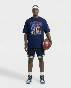 Football Tee NY Kickoff Helmet Navy