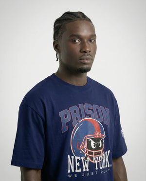 Football Tee NY Kickoff Helmet Navy