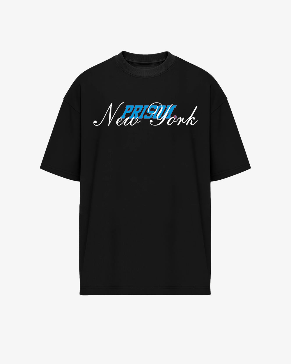 Heavyweight Oversized T Shirt NY Black