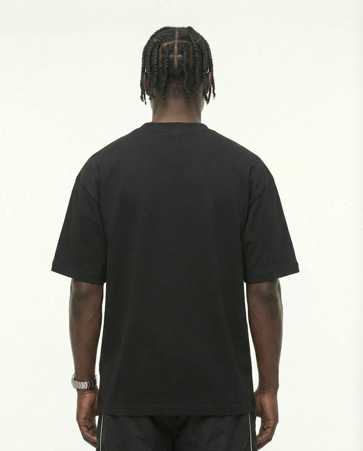 Tshirt Essentials | Black Oversized T Shirt Signature