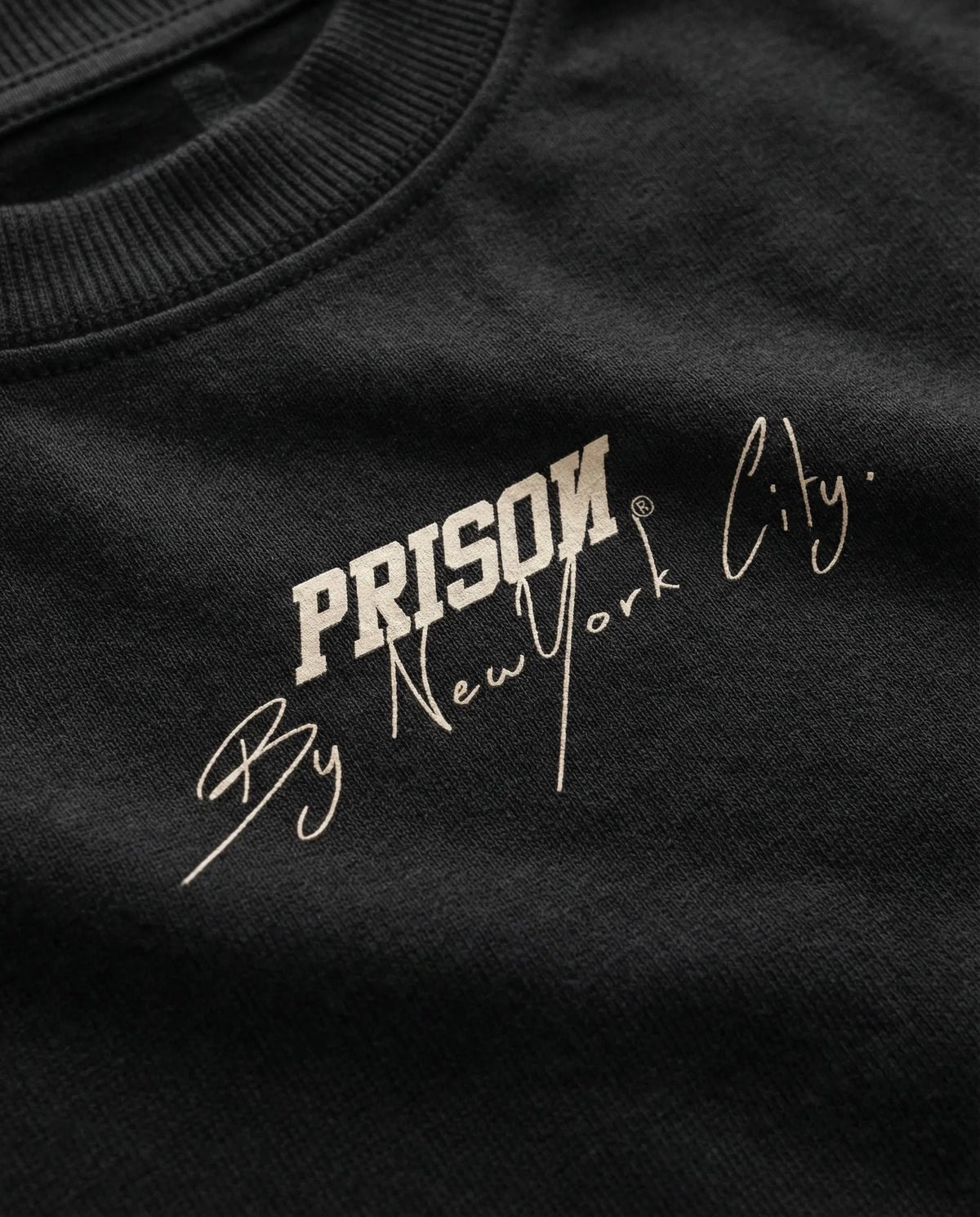 New York Signature Script Tee Black