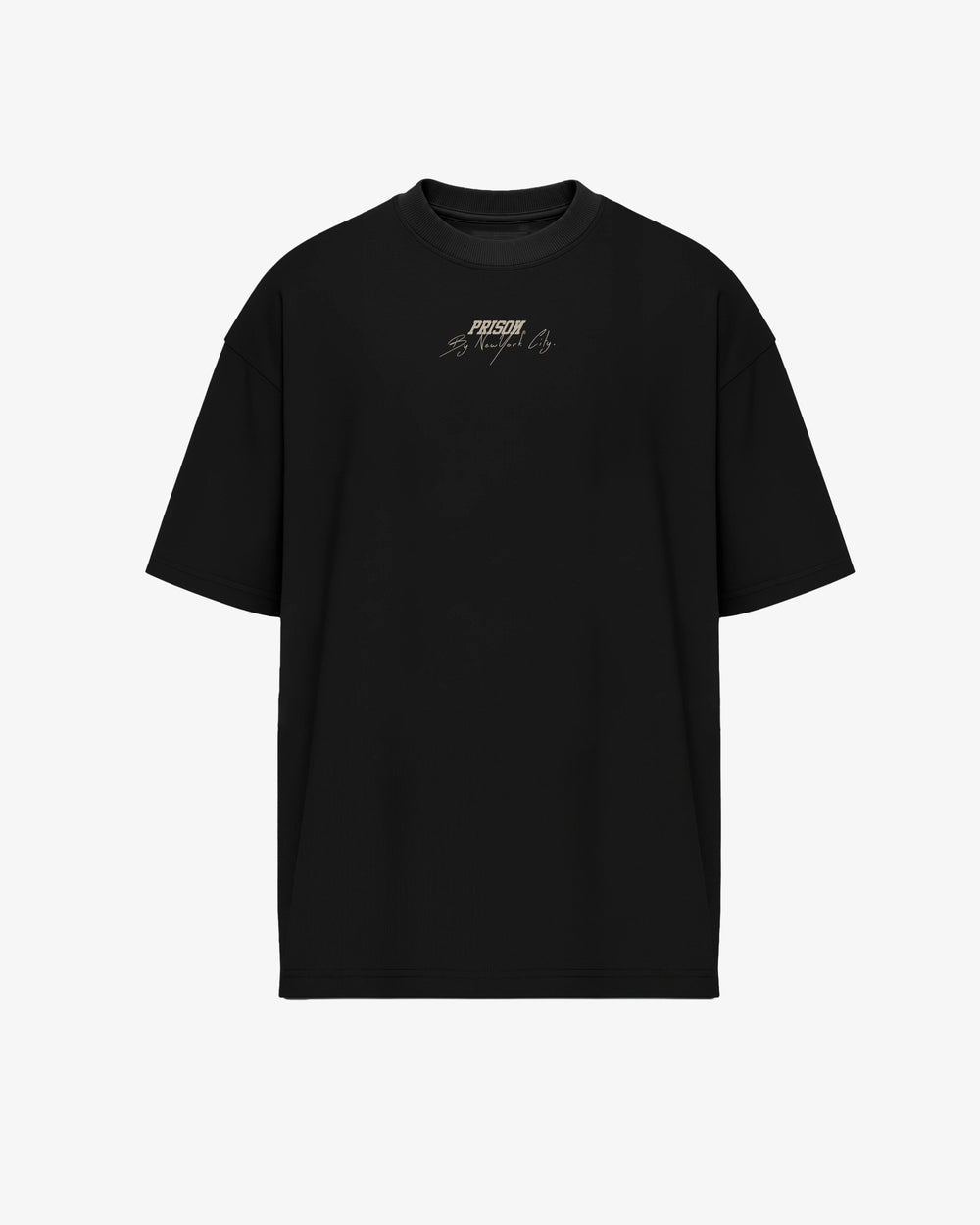 New York Signature Script Tee Black
