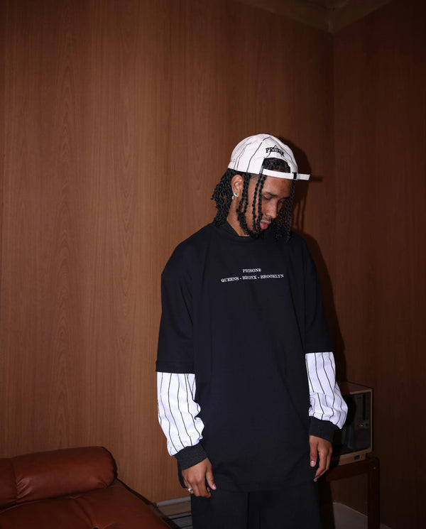 Oversized t shirt dragon NY black