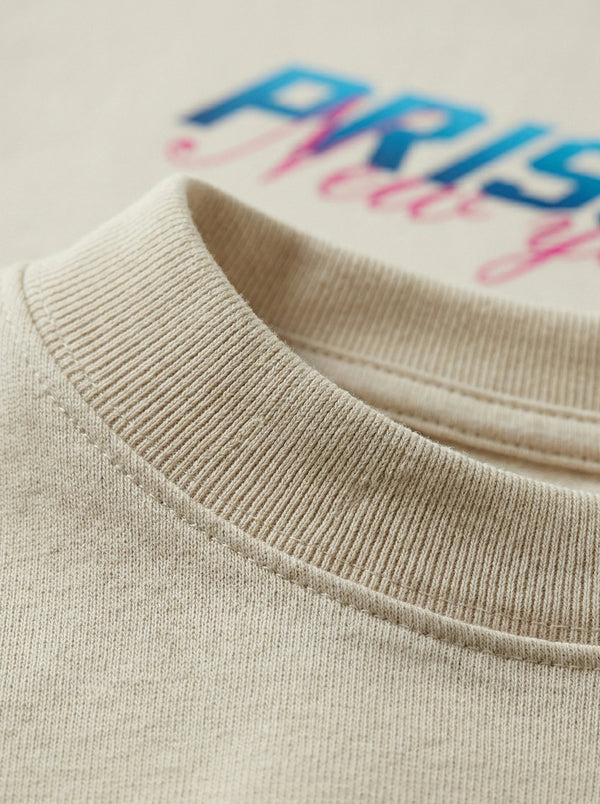 Oversized T Shirt Prison New York Logo