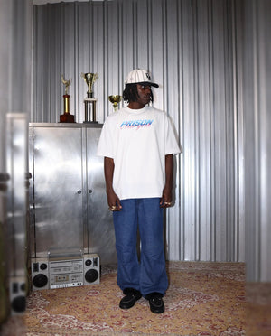 Oversized T Shirt Prison New York Logo