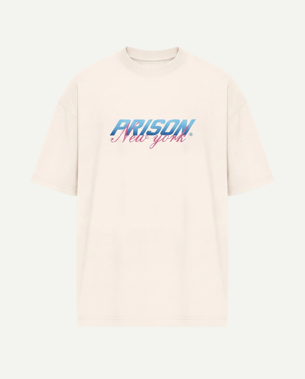 Oversized T Shirt Prison New York Logo