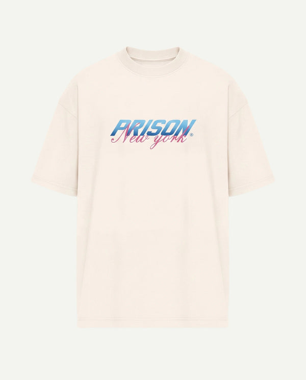 Oversized T Shirt Prison New York Logo
