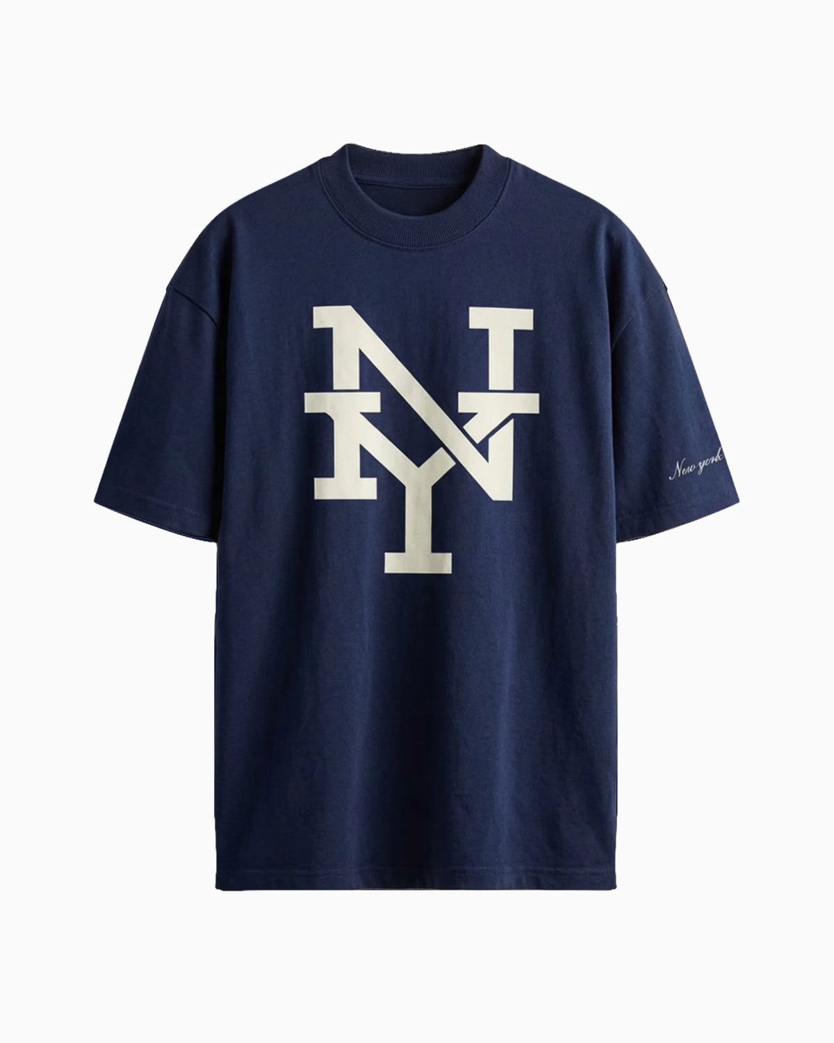 Oversized T Shirt NY Monogram Navy