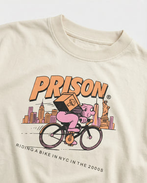 Oversized Graphic Tee NYC Bike
