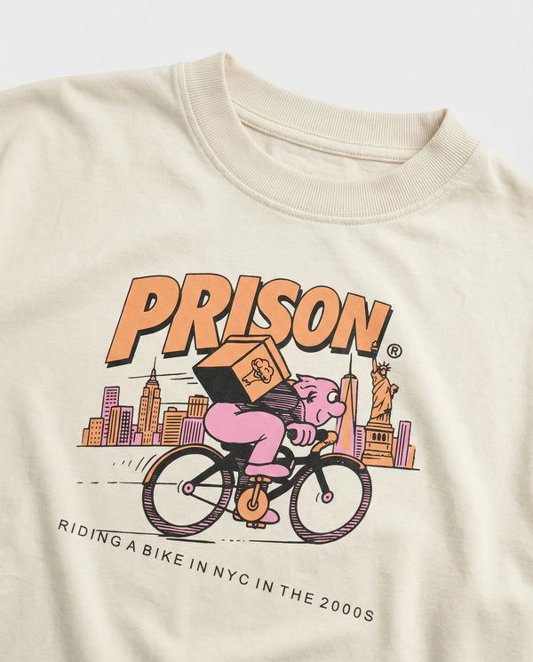 Oversized Graphic Tee NYC Bike