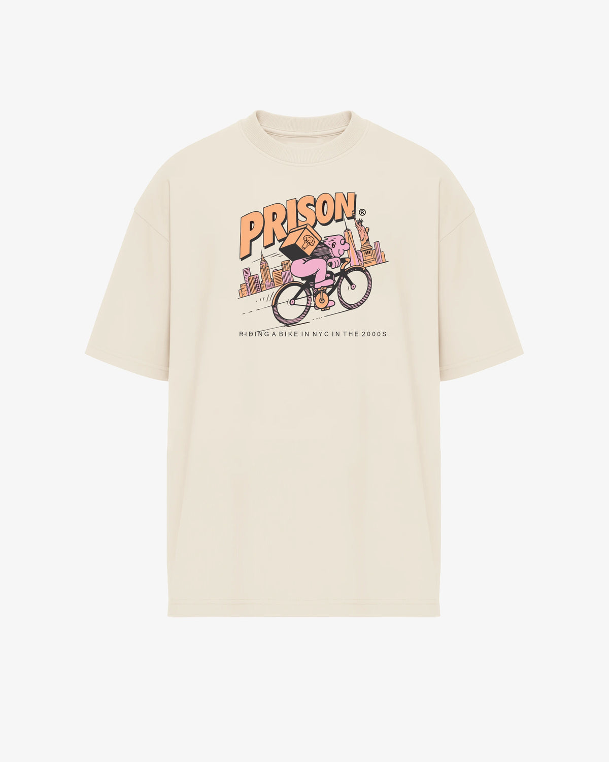 Oversized Graphic Tee NYC Bike