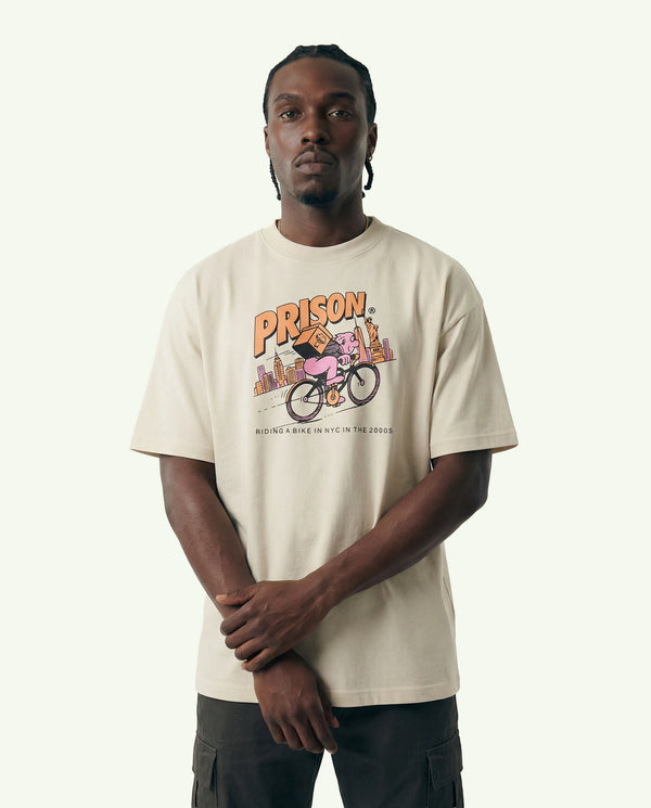 Oversized Graphic Tee NYC Bike