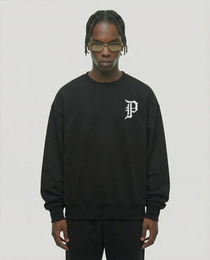 Gothic P Sweatshirt Black