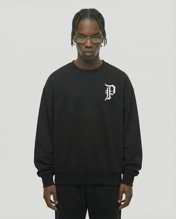 Gothic P Sweatshirt Black