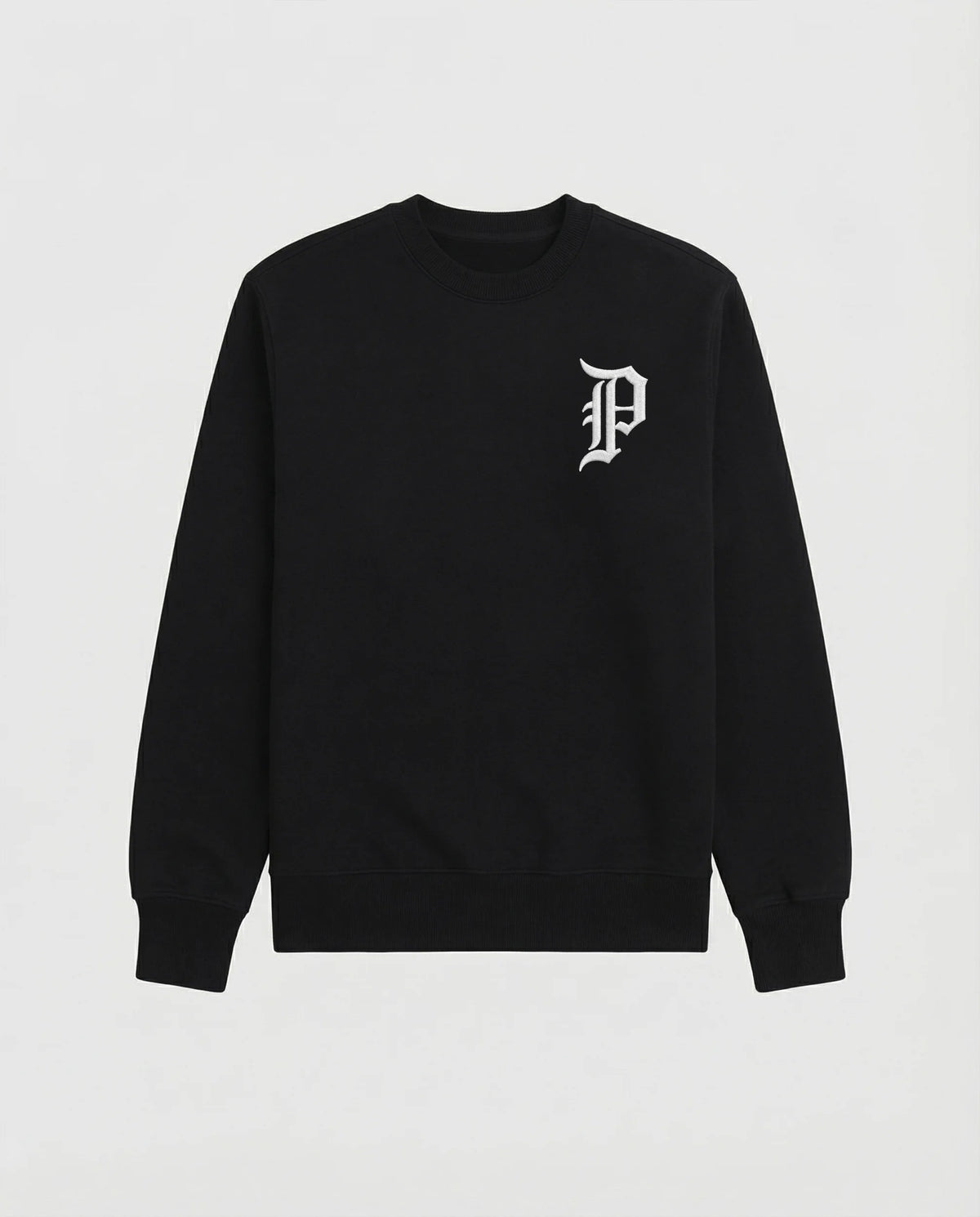 Gothic P Sweatshirt Black