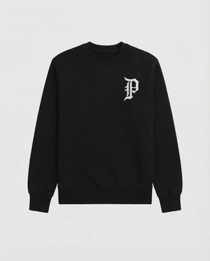 Gothic P Sweatshirt Black