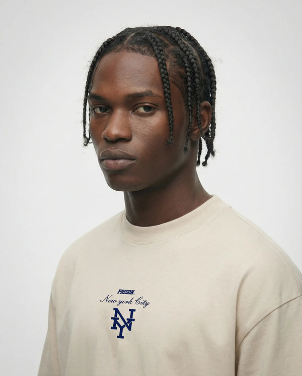 Oversized Box T Shirt New York City Logo