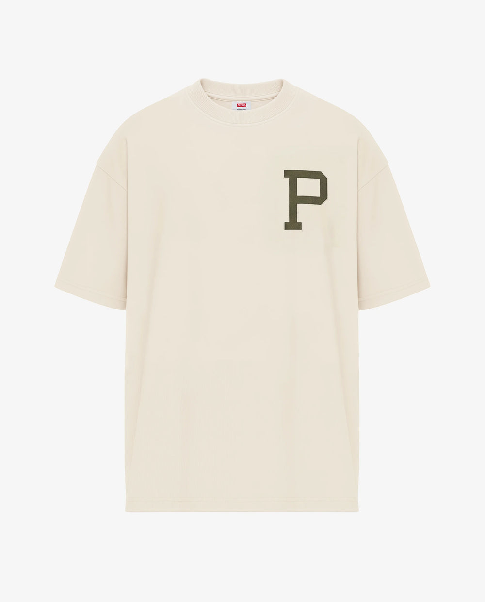 Prison Initial P Tee Off-White