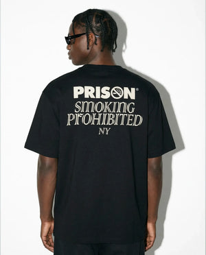 Oversized T Shirt | Prison NY Minimal Logo Black