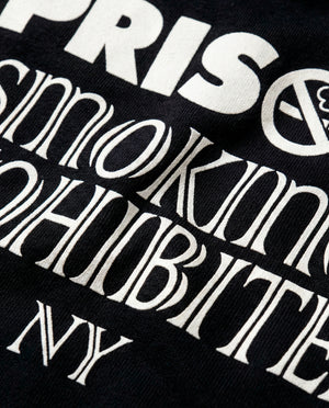 Oversized T Shirt | Prison NY Minimal Logo Black