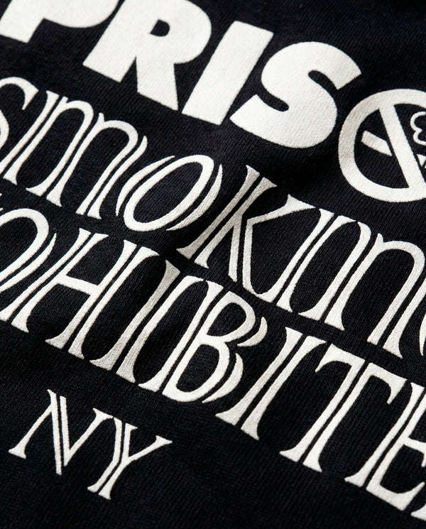 Oversized T Shirt | Prison NY Minimal Logo Black