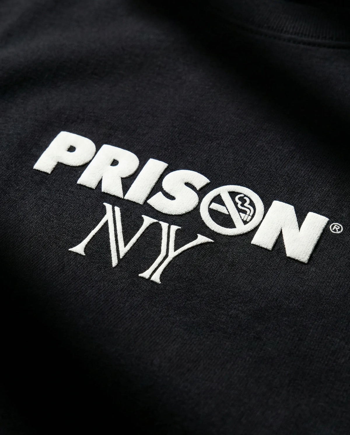 Oversized T Shirt | Prison NY Minimal Logo Black