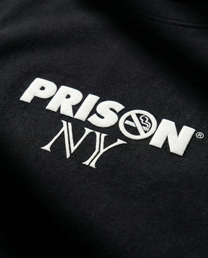 Oversized T Shirt | Prison NY Minimal Logo Black