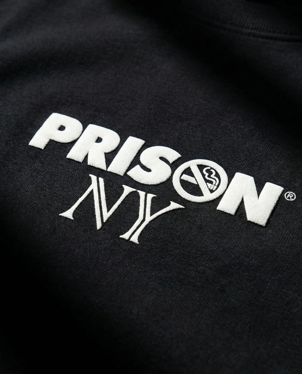 Oversized T Shirt | Prison NY Minimal Logo Black