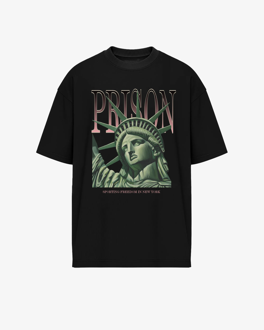 statue of liberty symbols tshirt black