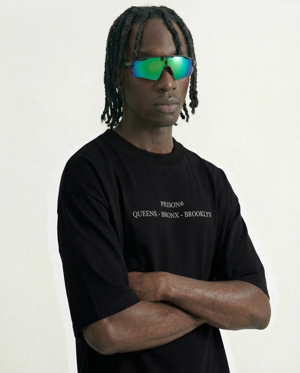 Oversized t shirt dragon NY black