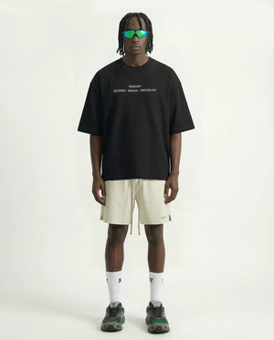 Oversized t shirt dragon NY black