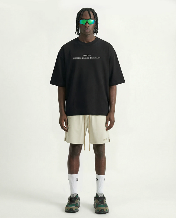 Oversized t shirt dragon NY black