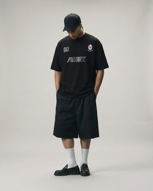 Oversized T Shirt Football 00 Black