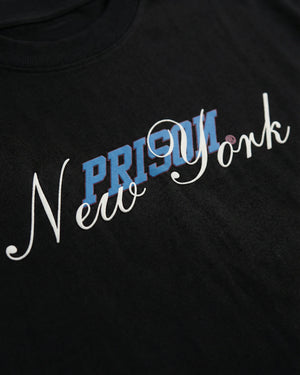 Heavyweight Oversized T Shirt NY Black