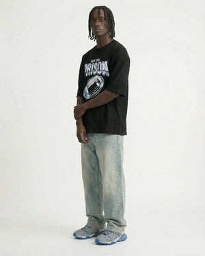 Oversized tshirt New York Football Black