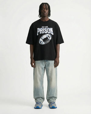 Oversized tshirt New York Football Black